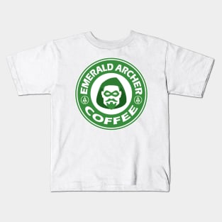 Emerald Archer Coffee Kids T-Shirt